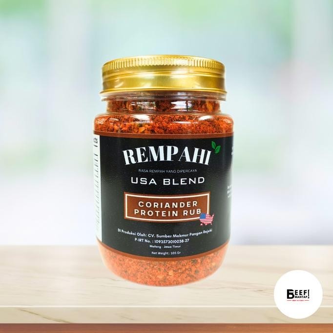 

Bumbu Rub Daging Steak Rempahi Texas 10/40 Gr AS99