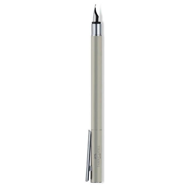 

Faber-Castell Neo Slim Fountain Pen M Stainless Steel, Matt Import