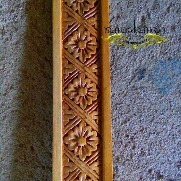 LIS UKIRAN KAYU JATI/ORNAMEN UKIRAN KAYU JATI ZS01