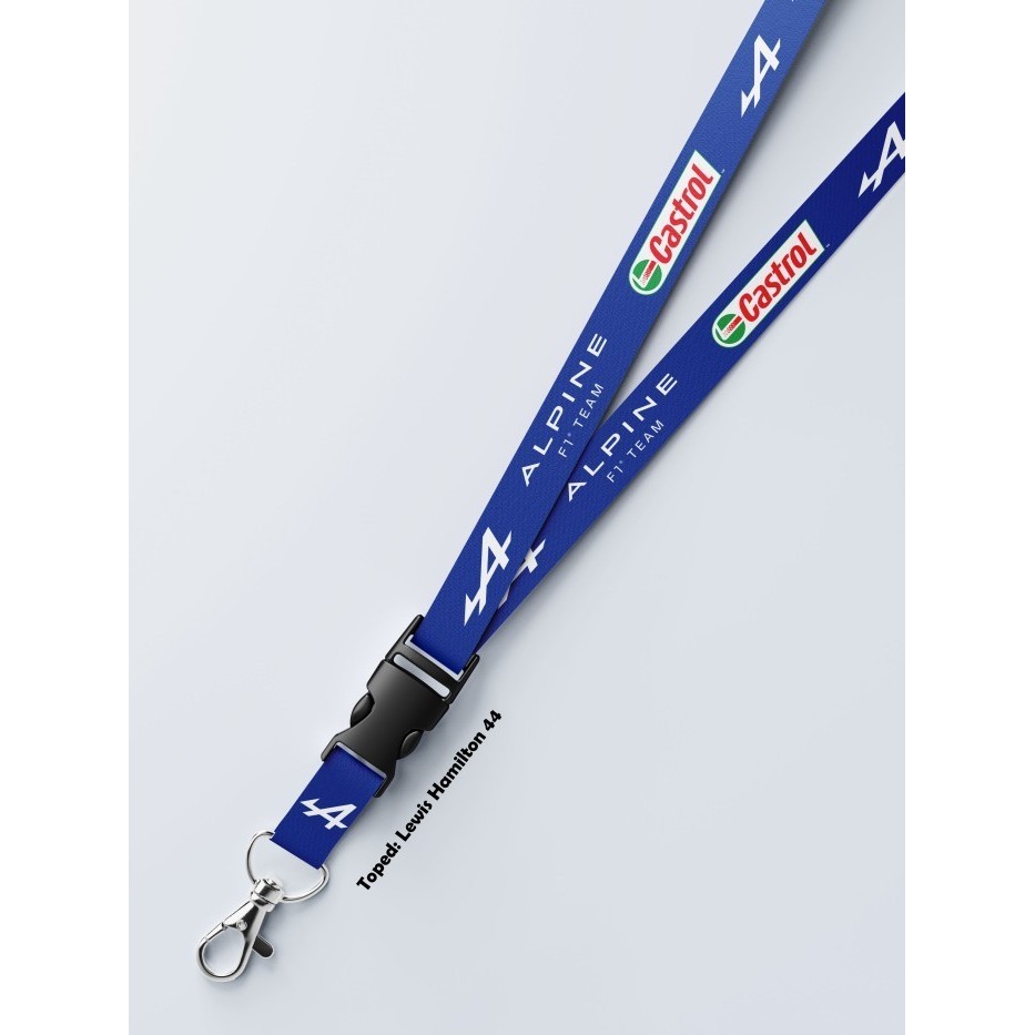 

Lanyard Formula Racing Al pine Cas trol Fernando Alonso Esteban Ocon