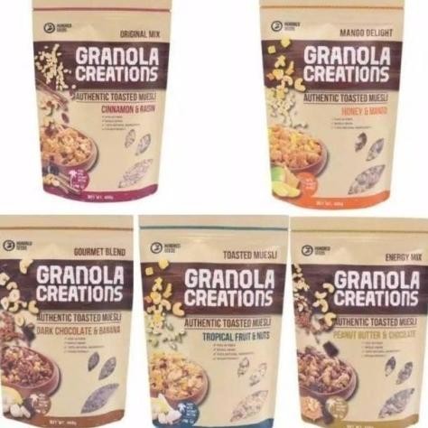 

Granola Creations 400 g Natural Ingredients High in Fiber LN