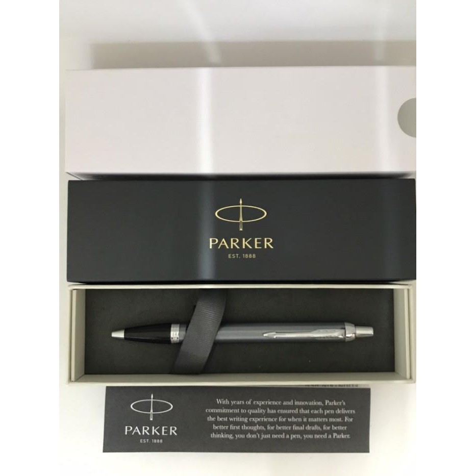 

Pulpen Parker IM New Light Blue Grey Original BP CT ( Klip Silver ) Import