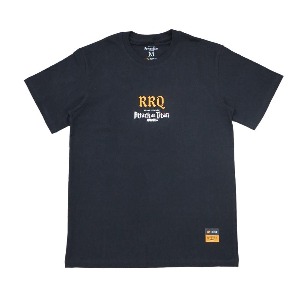 Diskon Kaos Fnl T-Shirt Rrq X Attack On Titan Rumbling T-Shirt Distro Rrq Pria Wanita