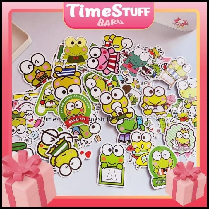 

TERBARU TSB 50 PCS STICKER KEROPPI SANRIO KODOK HADIAH ANAK MAINAN DEKOR !!!!