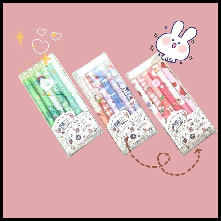 

HOT DEAL TOPER GEL PEN PULPEN MEKANIK ERASABLE MOTIF LUCU 0.5MM ISI 6PCS !!!!!