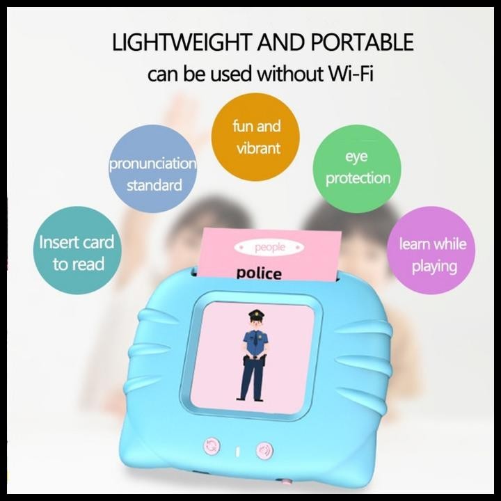 

GRATIS ONGKIR TOPER FLASH CARD EARLY EDUCATION CARD READER PENGENALAN KOSAKATA