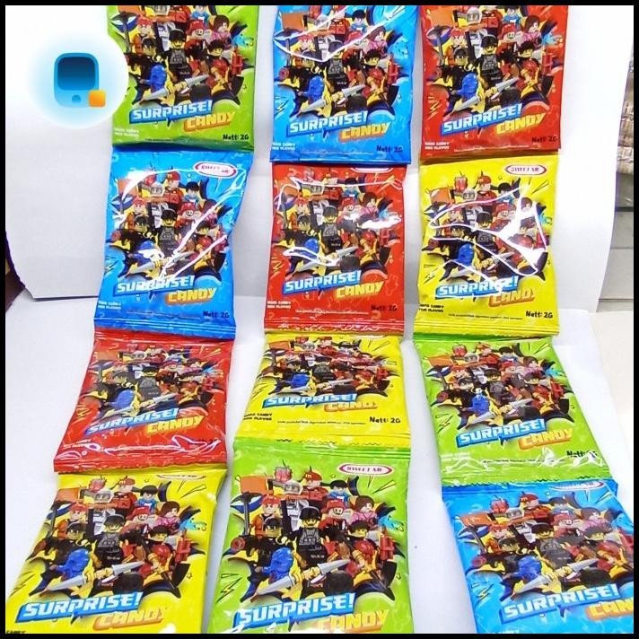 

TERMURAH 3 PCS SUPER CANDY BLOK BONUS LEGO / PERMEN BERHADIAH LEGO !!