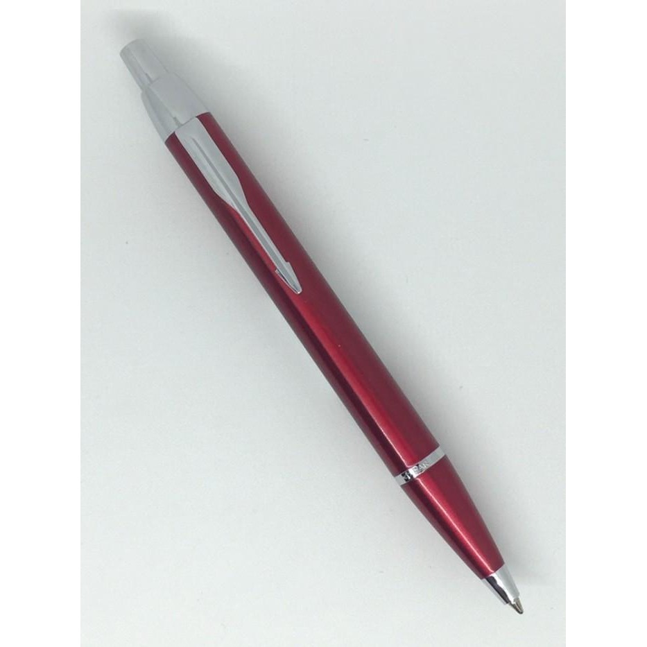 

Parker IM Original Ballpoint Merah Crome Trim ( Klip Silver ) Import