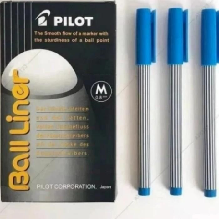 

BALLPOINT PILOT BALLINER 0.8 MM HARGA SATU LUSIN ISI 12 PULPEN Import