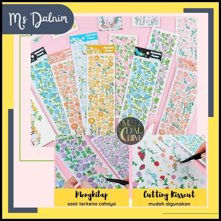 

DISKON STIKER BUNGA FLOWER ROSE BLOSSOM GLITER AESTHETIC JURNAL STICKER ST109 !!!!!!!