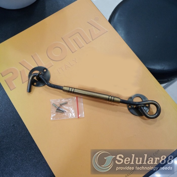 

Paloma WHP517 Window Hook 8inch Penahan Jendela Hak Angin Steel Antik