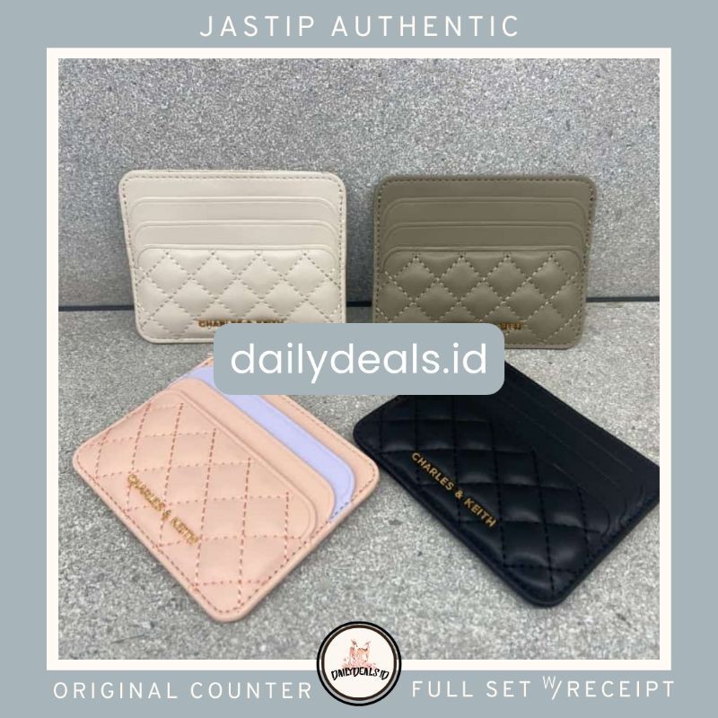 [RESTOCK] #6-50680926 Cleo Quilted - Jast[p] CK ORIGINAL COUNTER #6-50680926-1 CARD HOLDER DOMPET KA