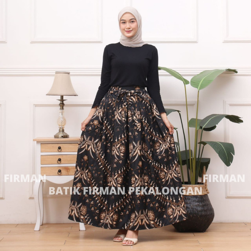 Rok Lilit Batik Solo // Rok Batik Firman original Pekalongan garansi harga termurah Rok Batik Modern