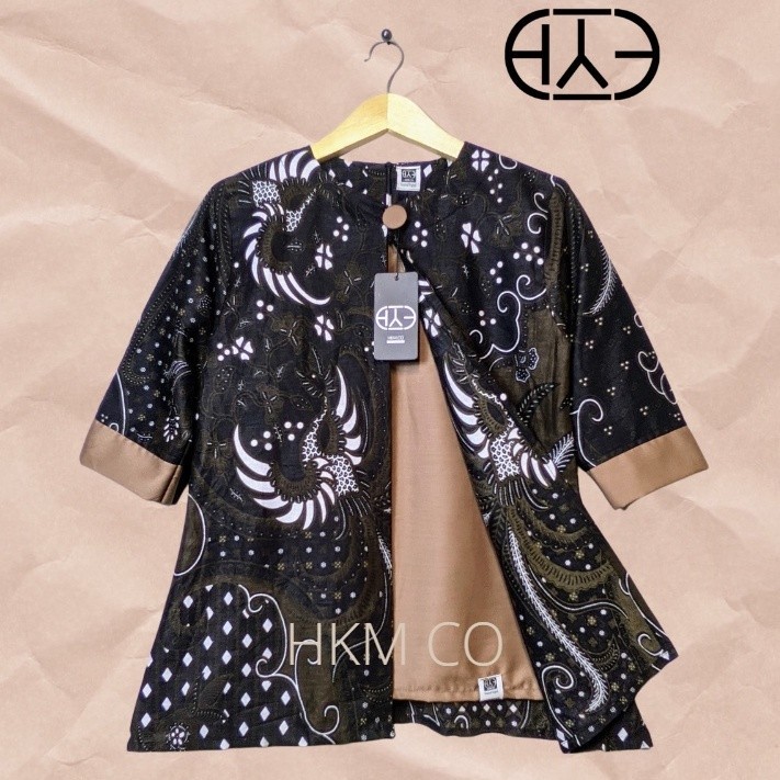 Promo Baju Batik Wanita // Blus Batik Terbaru wanita vintage ibu Kantoran Modern Bahan Katun Halus