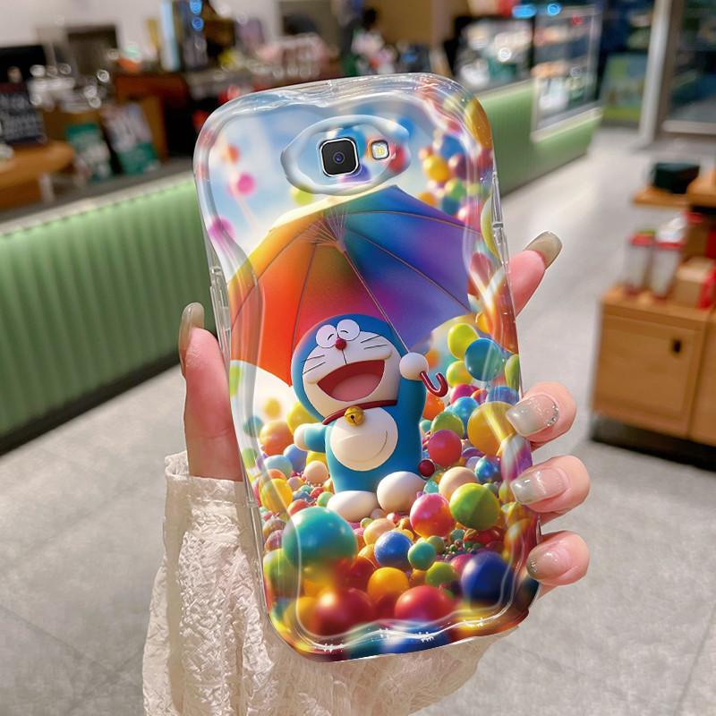 Casing Hp Untuk Samsung Galaxy J7 Prime J2 Prime J7 Prime 2 Case Casing balon pola Doraemon HP trend