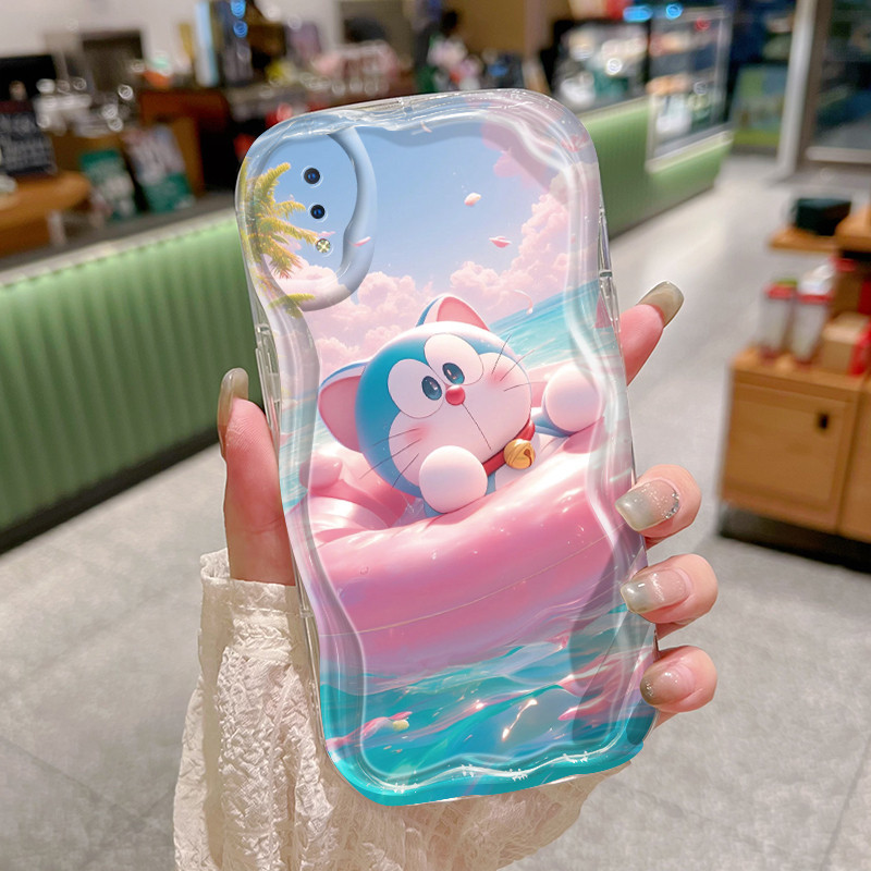 Casing Hp Untuk VIVO Y91 Y91i Y93 Y93s Y95 Y91C Y90 Y1s Case Casing Kesing Sarung lembut HP Doraemon