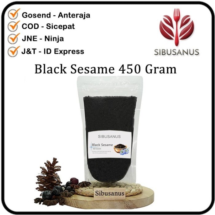 

Biji Wijen Hitam Organik - Bla Sesame Seed 450 Gr