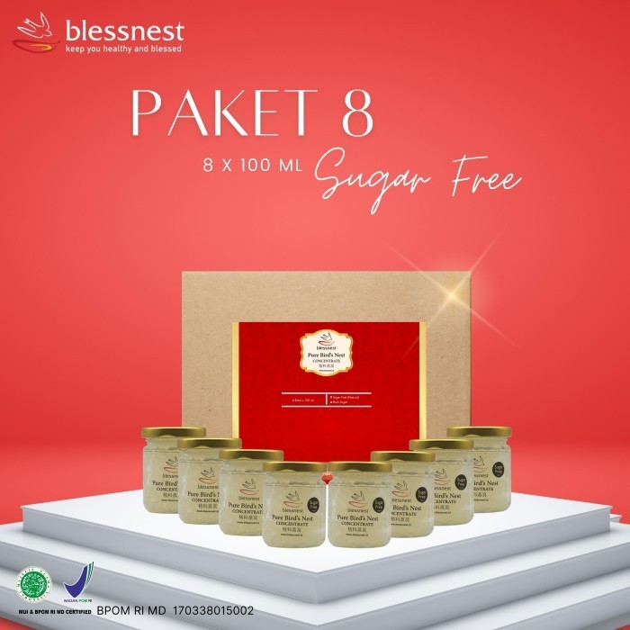 

Numan Sarang Burung Walet - Blessnest Concentrate Paket 8 Botol