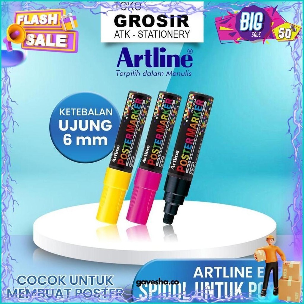 

Artline Spidol Poster Marker Epp-6 [Promo][Cod][Gratisongkir]