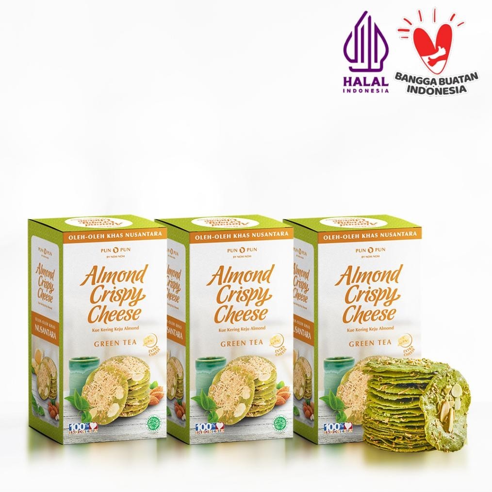 

Triple Almond Crispy Cheese Greentea Punpun