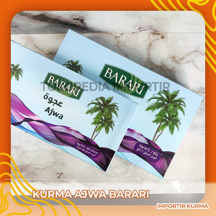 

Produk Unggulan] KURMA AJWA AL-MADINAH BARARI KURMA NABI 500gr/1kg