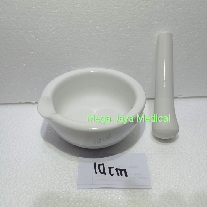Mortar 10 Cm Penumbuk Obat/ Mortar Alat Penumbuk Obat 10 Cm