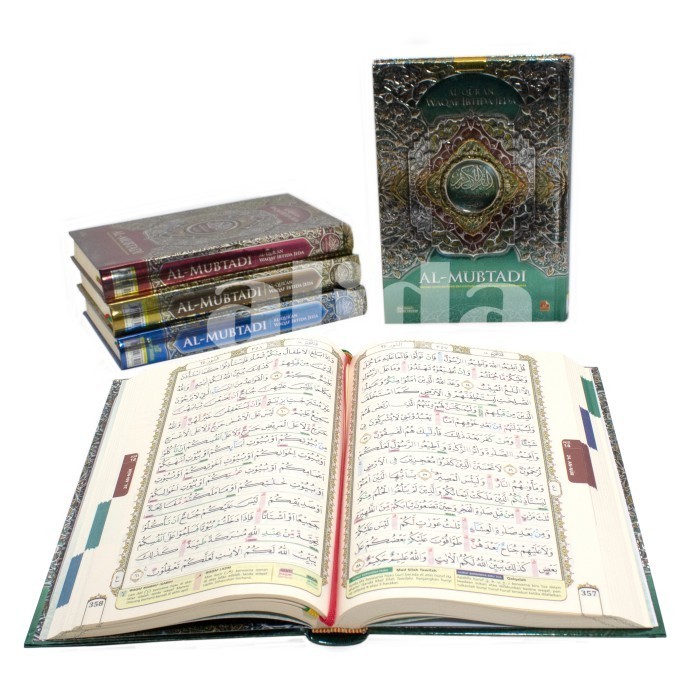 

Alquran Waqaf Ibtida Al-Mubtadi A5, Al-Quran Almubtadi Tajwid Warna