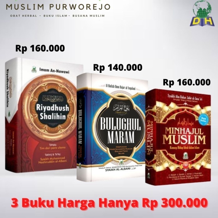 

Buku Riyadhus shalihin Minhajul Muslim Bulughul Maram - Darul haq