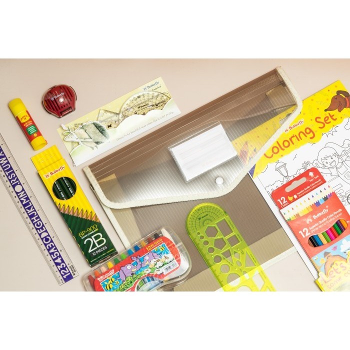 

Butterfly School Kit - Paket Alat Tulis Sekolah (Gift Set / Goody Bag)