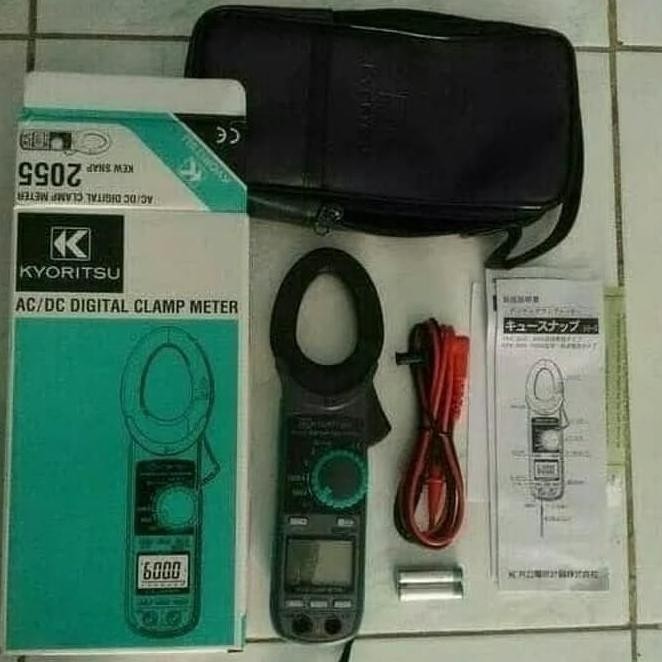 Digital Clamp Meter Tang Ampere Ac/Dc 1000A Kyoritsu 2055