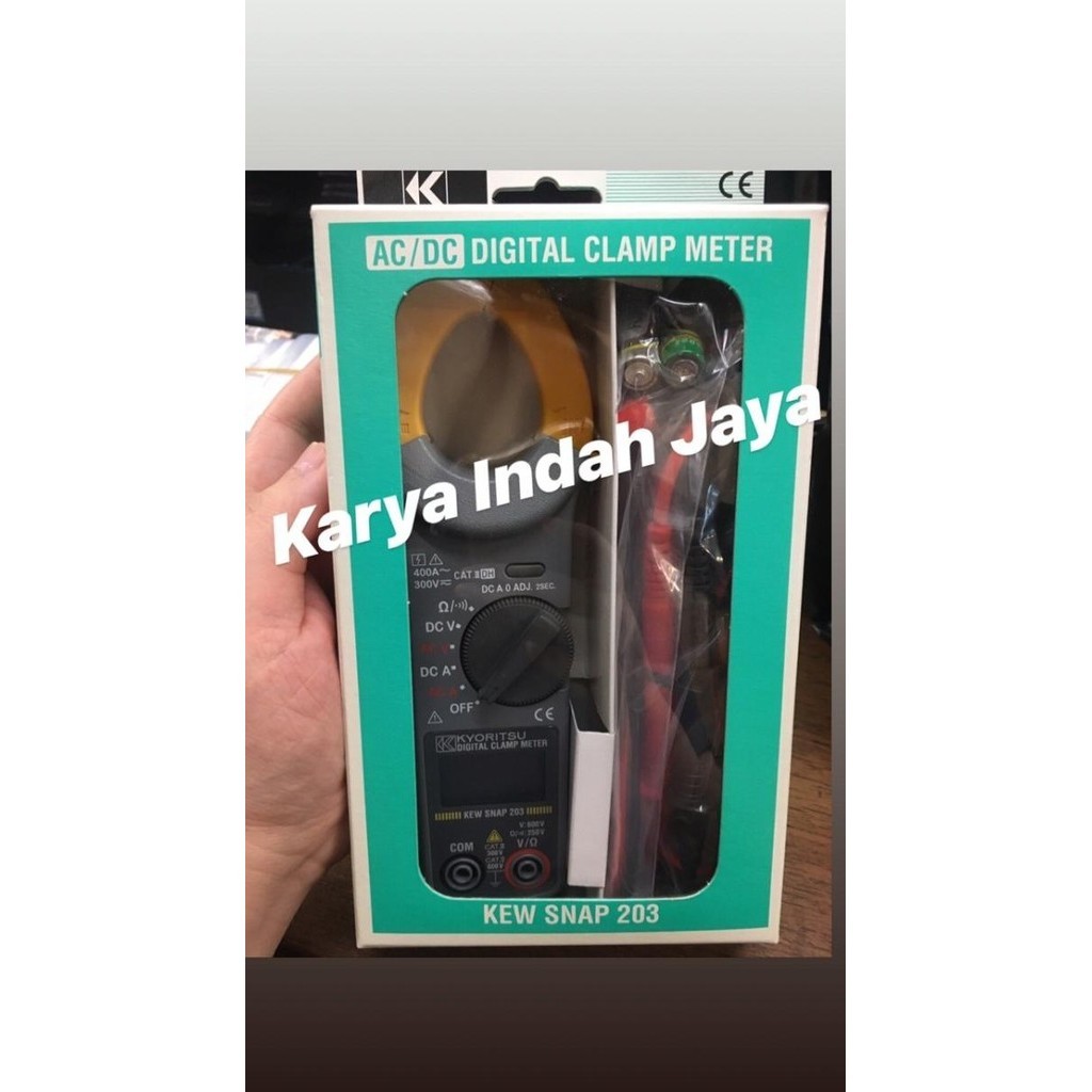 Digital Tang Ampere Kyoritsu 203 Ac/Dc