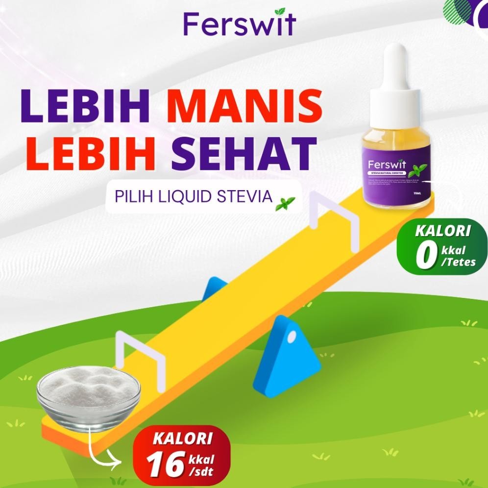 

Terbaru Ferswit Stevia Alami Paket Bundling 3 Botol Fooxsale