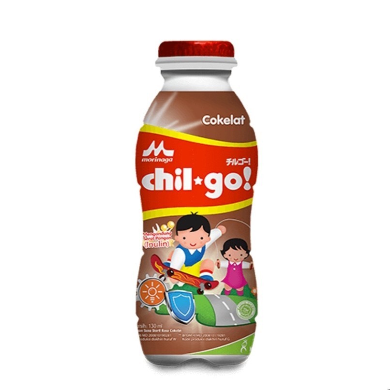 

MORINAGA Chil-Go Susu Steril Cokelat 130 ml