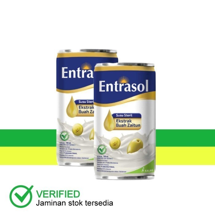 

Entrasol Susu Steril Ekstrak Buah Zaitun 2 x 180 ml