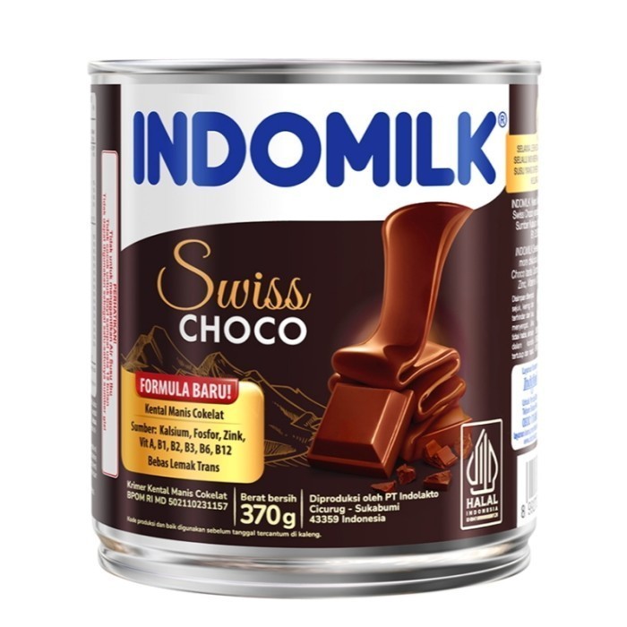 

INDOMILK Krimer Kental Manis Swiss Choco 370 g