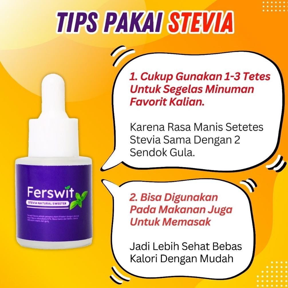 

Ferswit Stevia Cair Murni Paket 3 Box Danilla