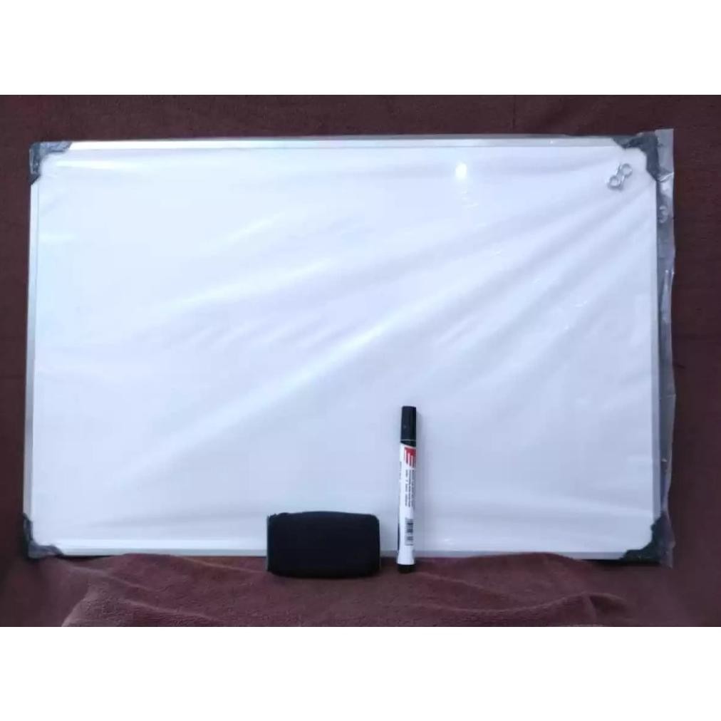 

WDM-2227 Papan Tulis Whiteboard 40x60 Free Spidol Dan Penghapus Bingkai Aluminium Original