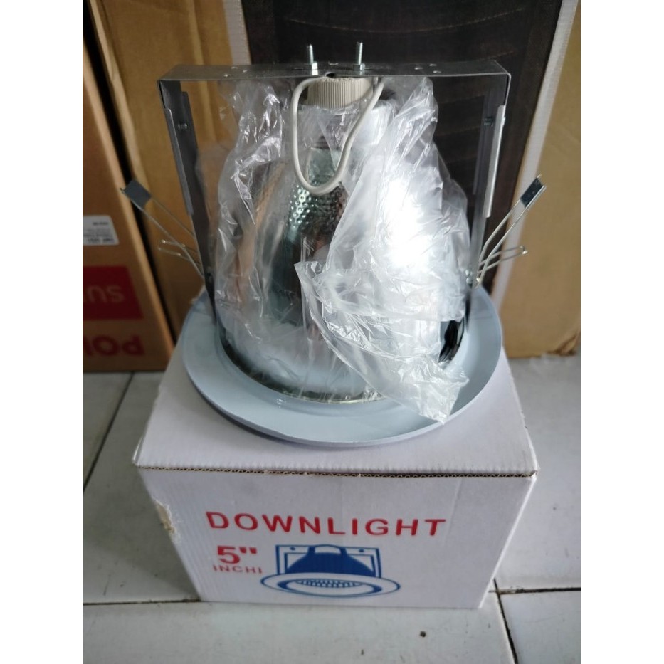 :::::::] Kap Fitting Lampu Downlight 5 inch