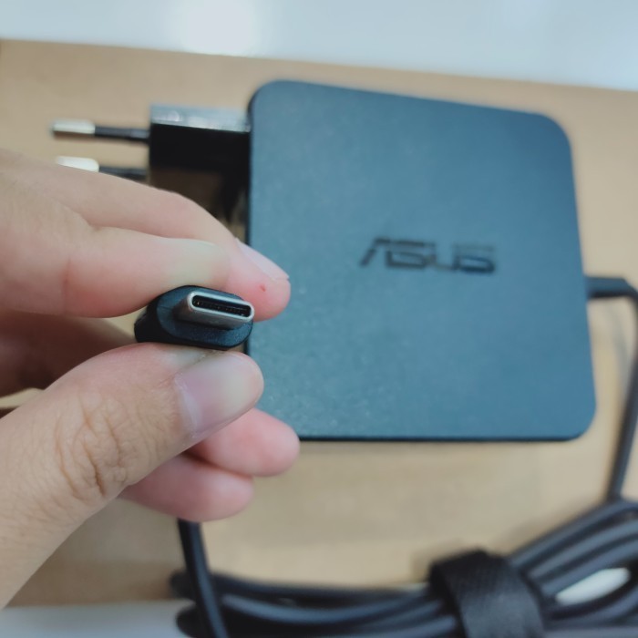 New Charger Asus Type C 2.25A 3.25A Cas Tipe Casan Adaptor Laptop Baru