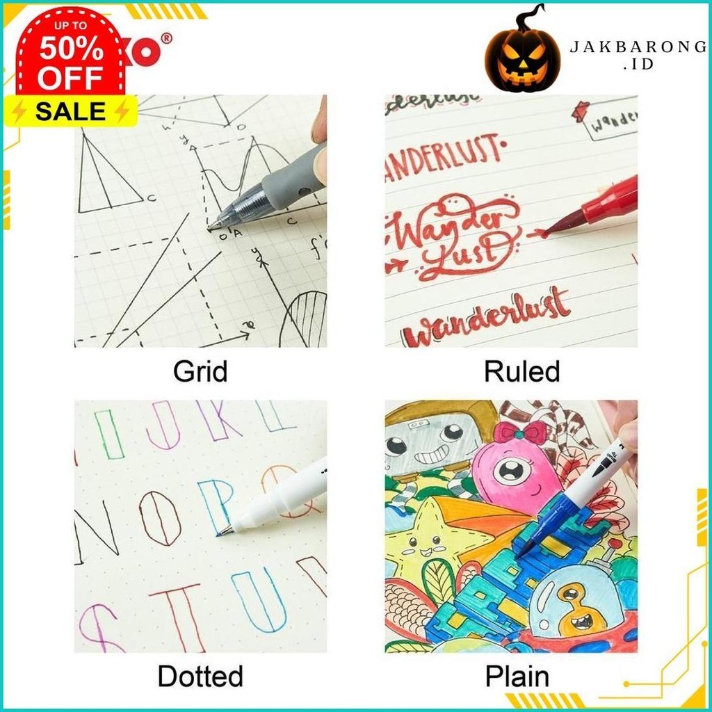 

NOTEBOOK DIARY AGENDA BUKU CATATAN JOYKO NB-700 DOTTED TITIK PLAIN POLOS GRID KOTAK RULED GARIS TERMURAH BANGET