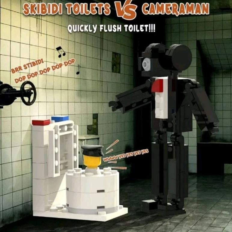 LEGO SKINIDI TOILET / MAINAN LEGO SKIBIDI TOILET AUDIO MONITOR LEGO TERBARU KEREN MAINAN ANAK BISA C