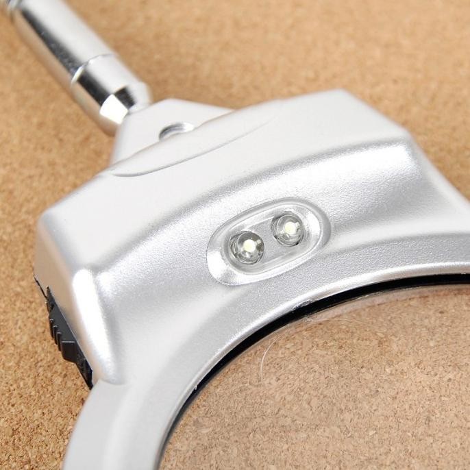 

GoodLand Lampu Meja Portable dengan Kaca Pembesar Silver H85ID