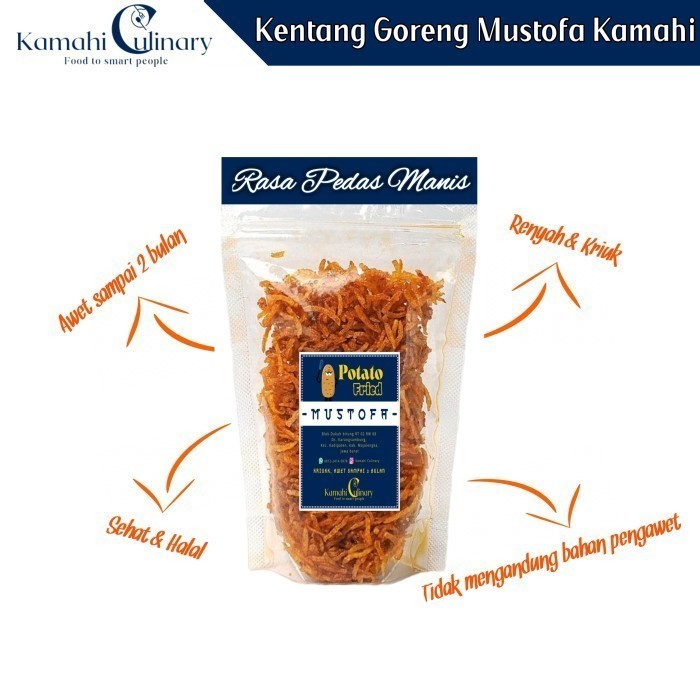 

Keripik Kentang Goreng Mustofa Kamahi 1/2 Kg