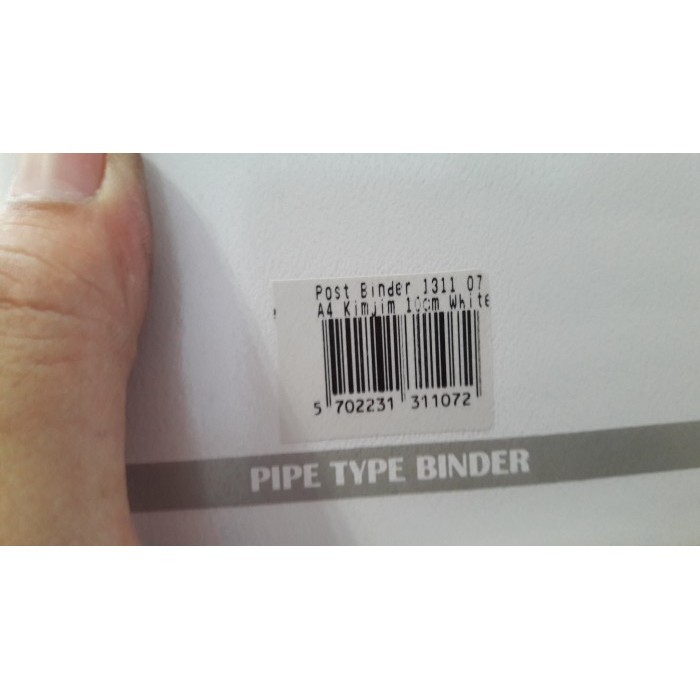 

Bantex Ordner Pipe Binder 10 Cm A4 White Putih 1311 07