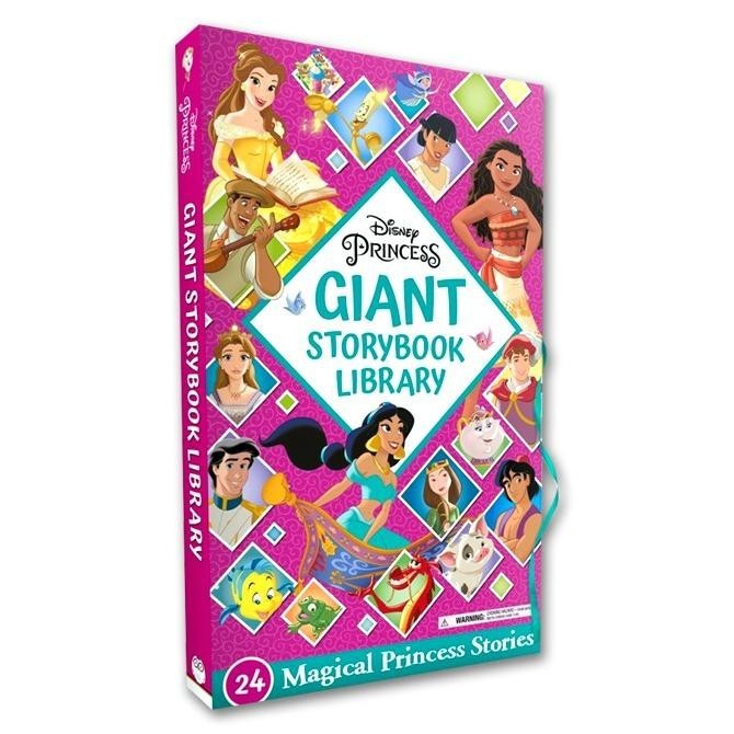 [New] Disney Princess Giant Storybook Library Buku Cerita Disney Isi 24 Buku