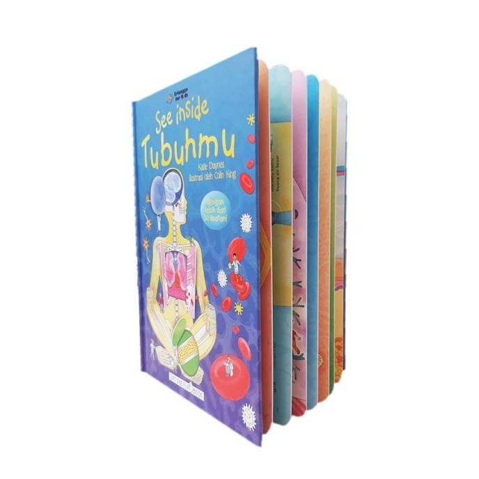 [Bisa Cod] Buku See Inside Tubuhmu Terjemahan Usborne Bahasa Indonesia Erlangga
