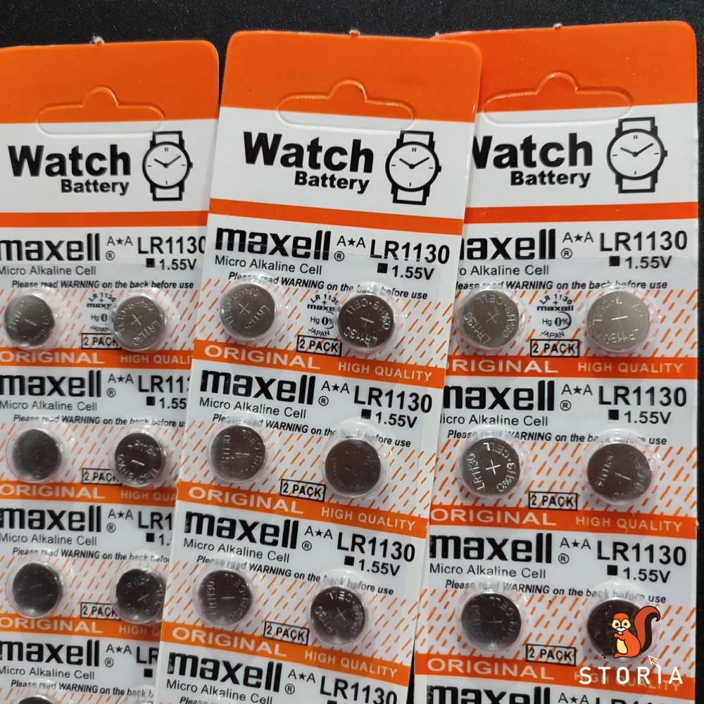 Batrai / Batre Jam Tangan Maxell LR1130 BIJIAN