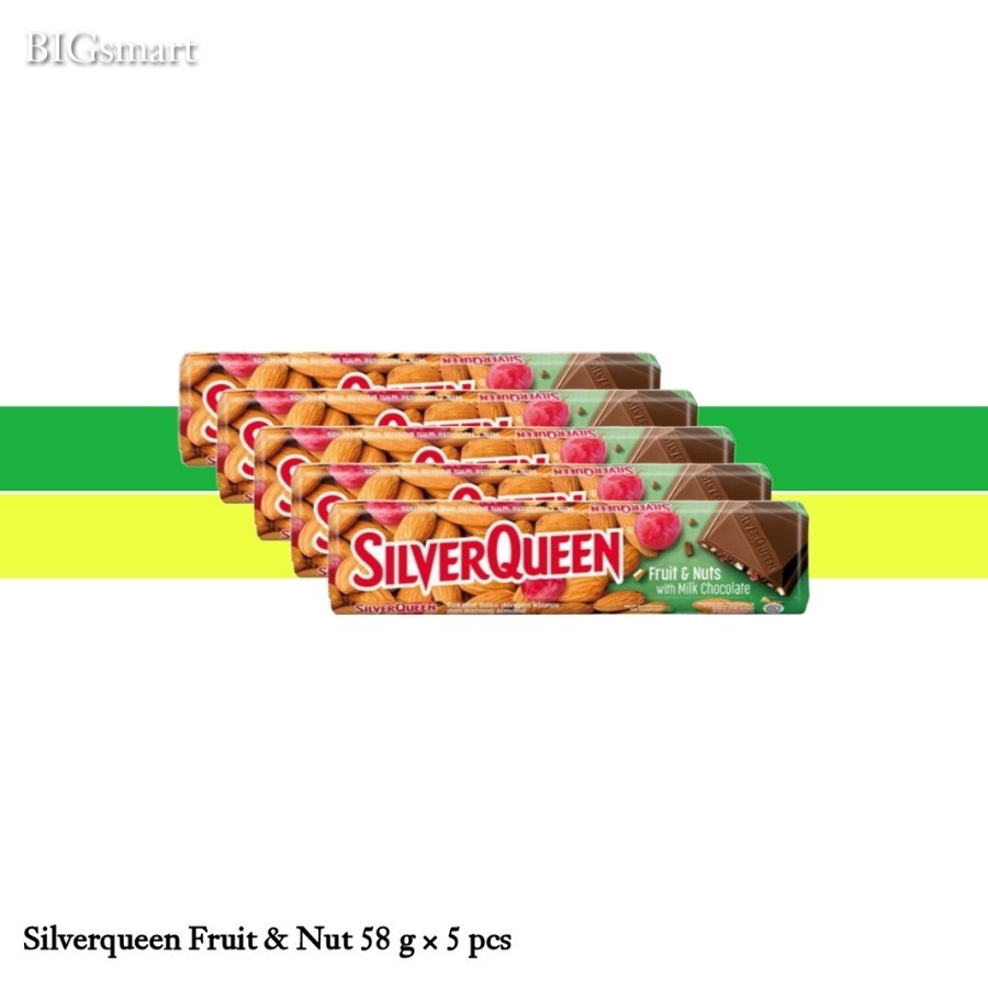 

SilverQueen Beli 4 Gratis 1 Milk Chocolate Fruit & Nuts 58 g