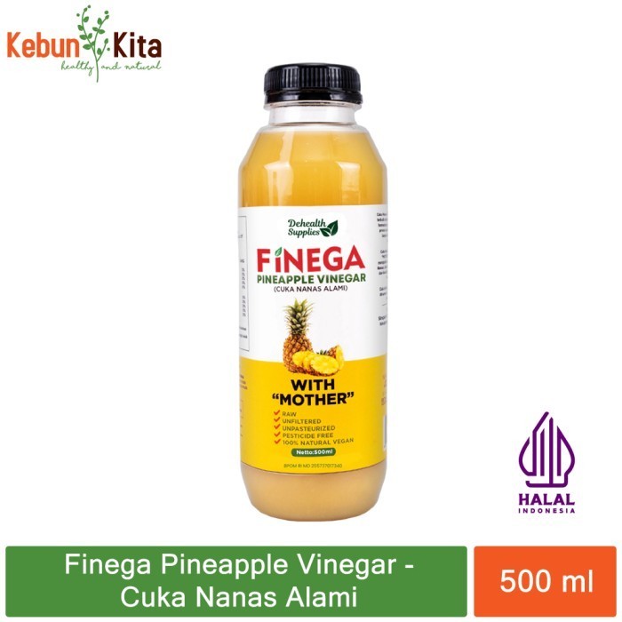 

Vinega Pineapple Vinegar with The Mother 500ml (Cuka Nenas Vinega)