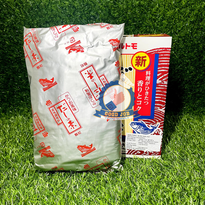 

Marutomo Dashinomoto Hondashi 500 G - Dashi Kaldu Ikan Katsuobu